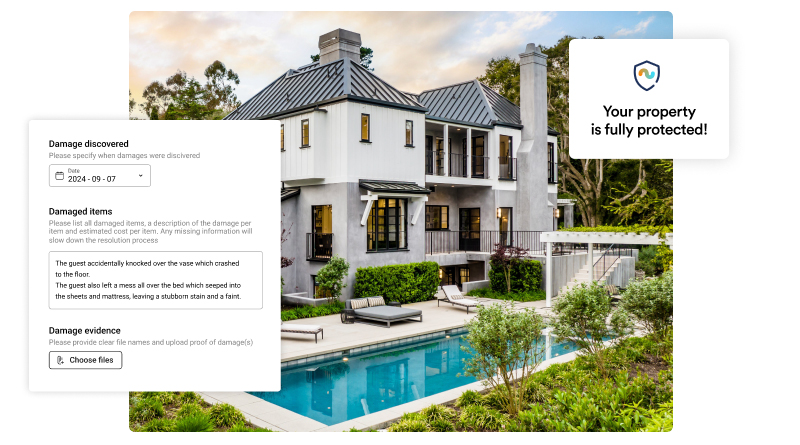 alt= screen & protect damage protection for vacation rental properties