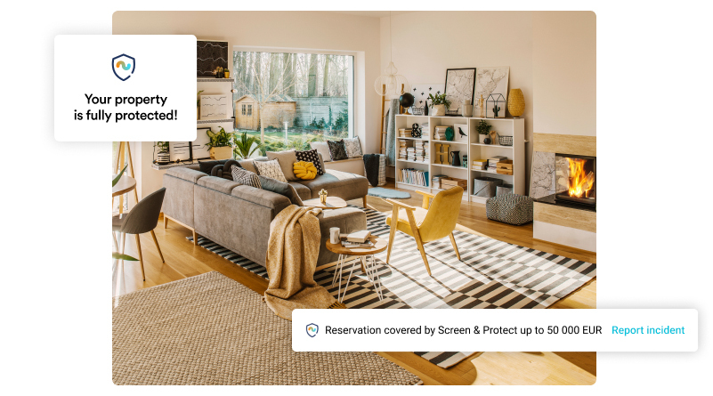alt= screen & protect damage protection for vacation rental properties